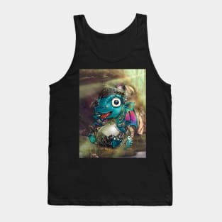 Blue Baby Dragon Tank Top